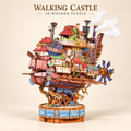 3D Wooden Puzzle Kit – Walking Castle, 830 Pieces | Gift for Puzzle Lovers
